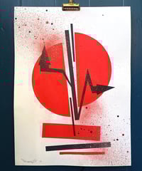 Image 4 of 2 colour Screen Print hand finished - Edition of 10 - A2 Size