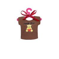 CANDY TEDYY BEAR BROWN TOP
