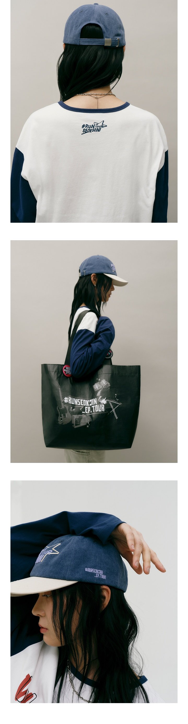 Image of [PRE-ORDER] BTS Jin ‘RUNSEOKJIN’ Tour Ball Cap