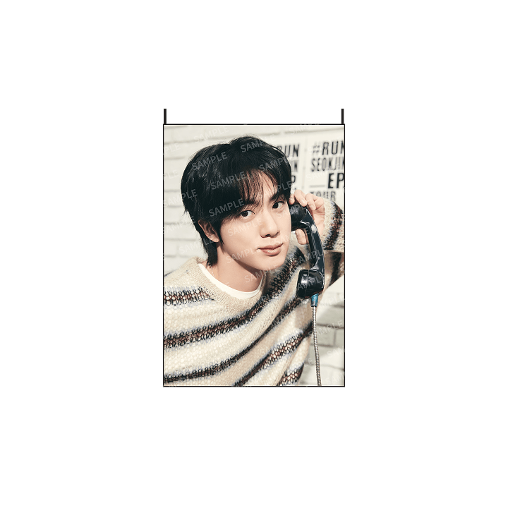 Image of [PRE-ORDER] BTS Jin ‘RUNSEOKJIN’ Tour Fabric Poster