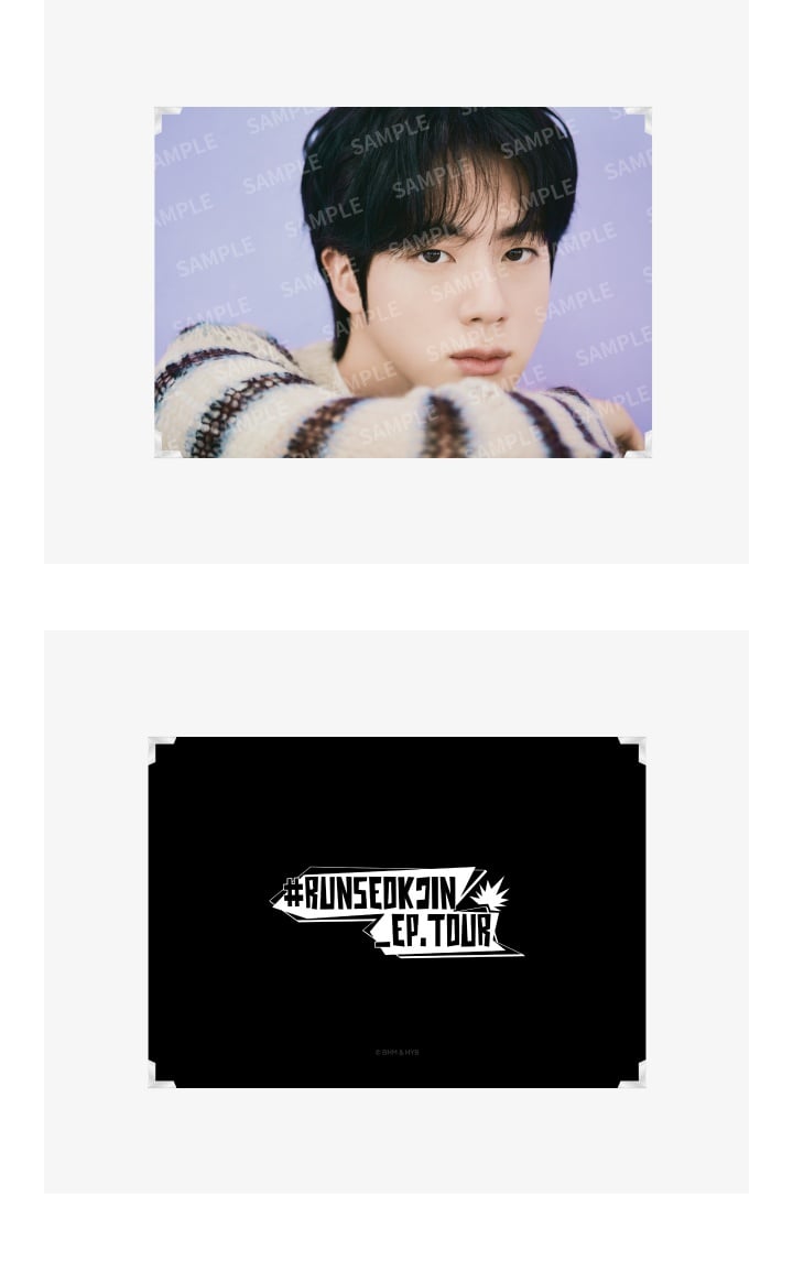 Image of [PRE-ORDER] BTS Jin ‘RUNSEOKJIN’ Tour Premium Photo