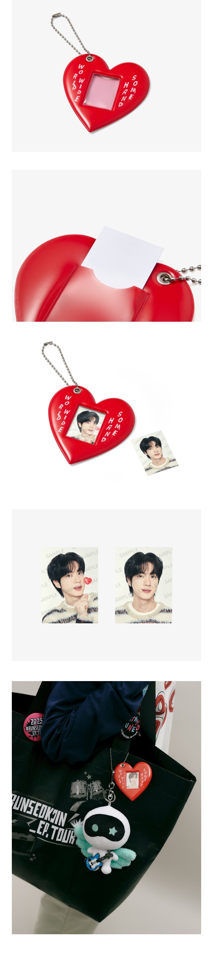 Image of [PRE-ORDER] BTS Jin ‘RUNSEOKJIN’ Tour ID Photo Holder Set