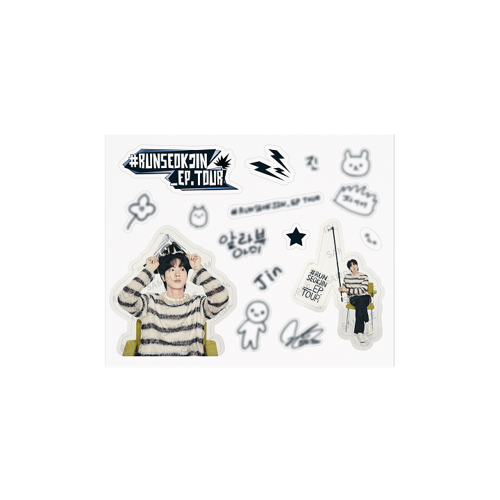Image of [PRE-ORDER] BTS Jin ‘RUNSEOKJIN’ Tour Sticker