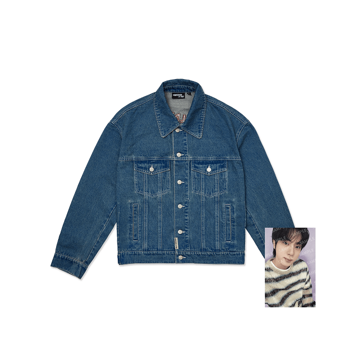 Image of [PRE-ORDER] BTS Jin ‘RUNSEOKJIN’ Tour Denim Jacket