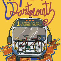 Image 3 of Halifax/Dartmouth Riders Poster (Yellow)