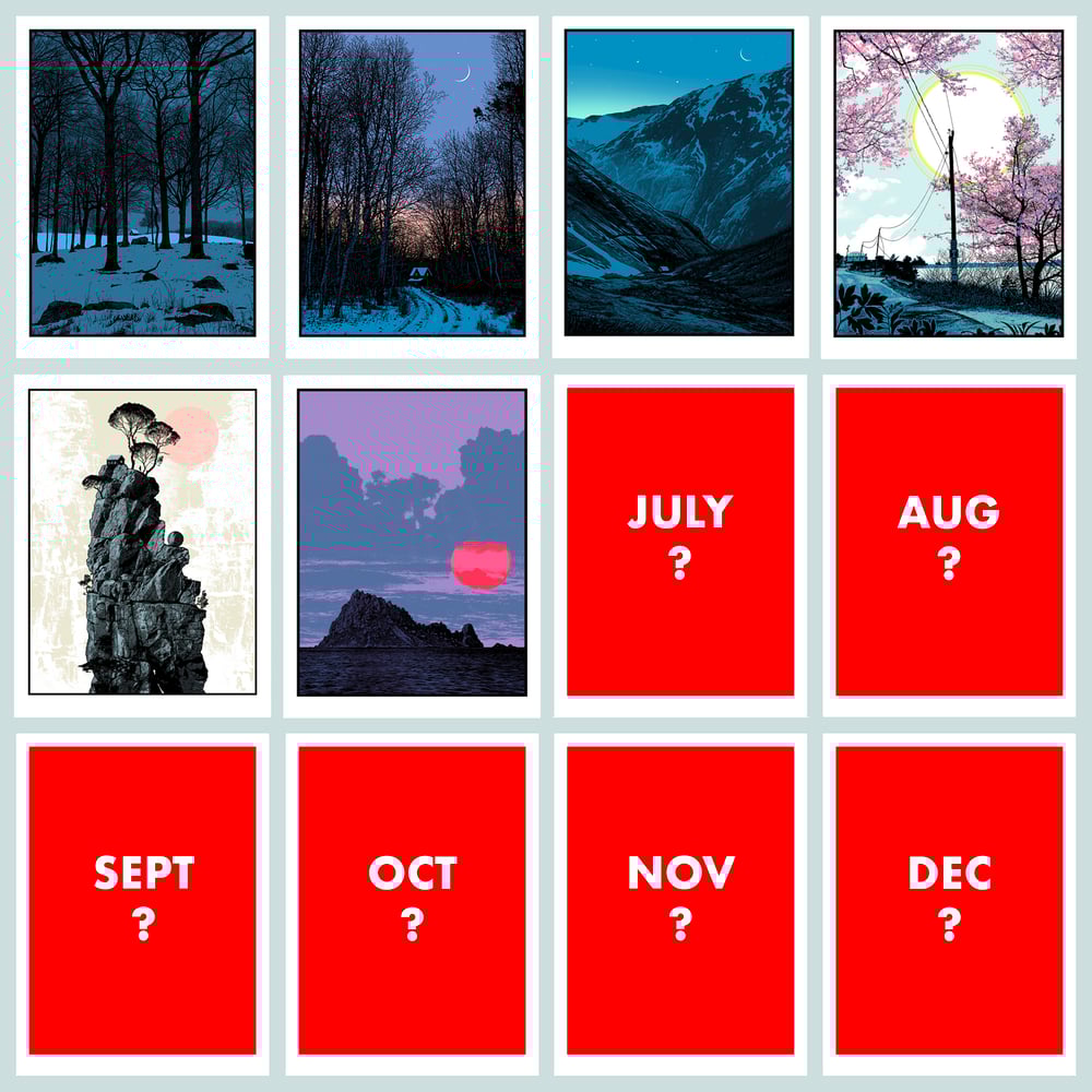 DWELLINGS - 12 PRINTS/+CALENDAR