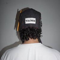 Image 3 of Black Denim Flying Cap