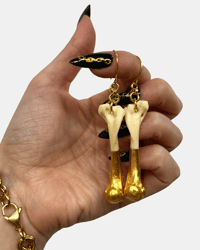 Polecat Bone earrings I