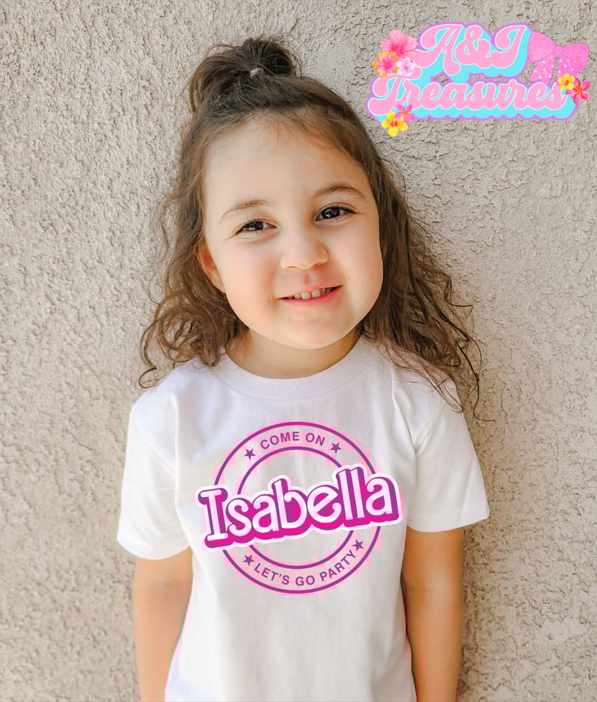 Image of Custom Lets Go Party Shirt