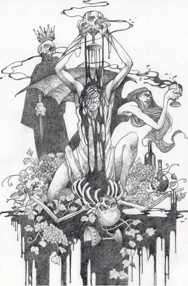Image of Blood of Gods - original drawing