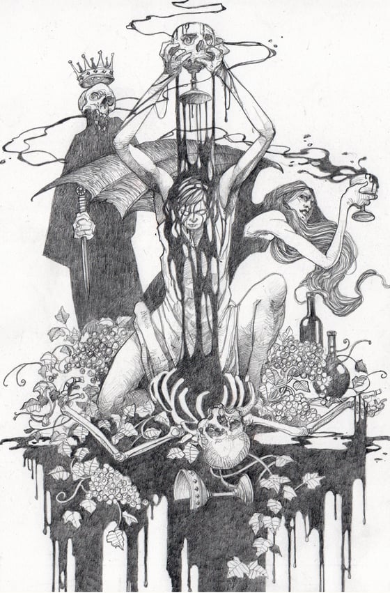 Image of Blood of Gods - original drawing