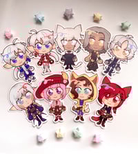 Image 1 of [FF14] Chibi Scions Vinyl Stickers