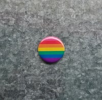 Image 3 of LGBTQ+ Pride Flag Magnet-Back Buttons
