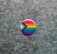 Image 5 of LGBTQ+ Pride Flag Magnet-Back Buttons