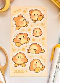 Image 1 of Orange Friend Sticker Sheet