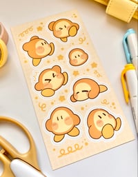 Image 2 of Orange Friend Sticker Sheet