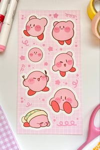 Image 2 of Pink Friend Sticker Sheet