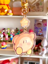 Image 5 of Pink & Orange Friends Acrylic Charm