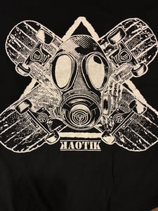 Image of Kaotik Klothing Gas Mask Logo T-Shirt