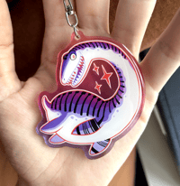 Image 1 of Jeff Acrylic Charm Keychain