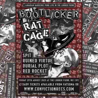 BOOTLICKER / RAT CAGE & Supports @ The Lubber Fiend 29.08.25