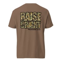 Image 2 of Christian Waterfowlers Raise Em Right Unisex garment-dyed heavyweight t-shirt