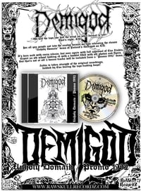 Image 4 of Demigod - "Unholy Domain / Promo 92" CD