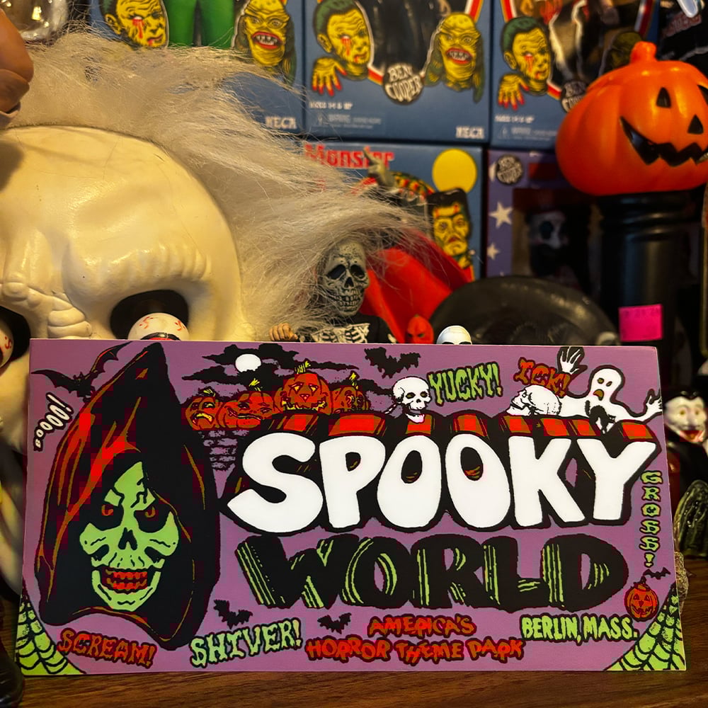 HORROR THEME PARK BUMPER STICKER