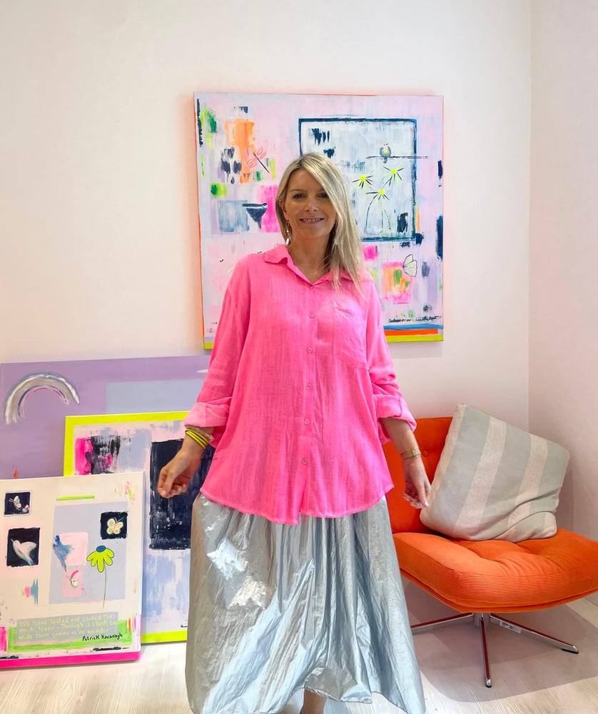 Image of Neon pink shirt