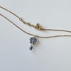 flower drop starfish gold chain necklaces