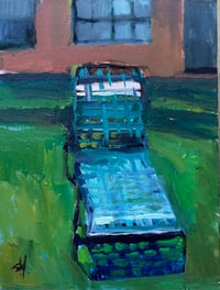 Image 1 of Blue Patio Chair