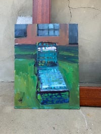 Image 3 of Blue Patio Chair