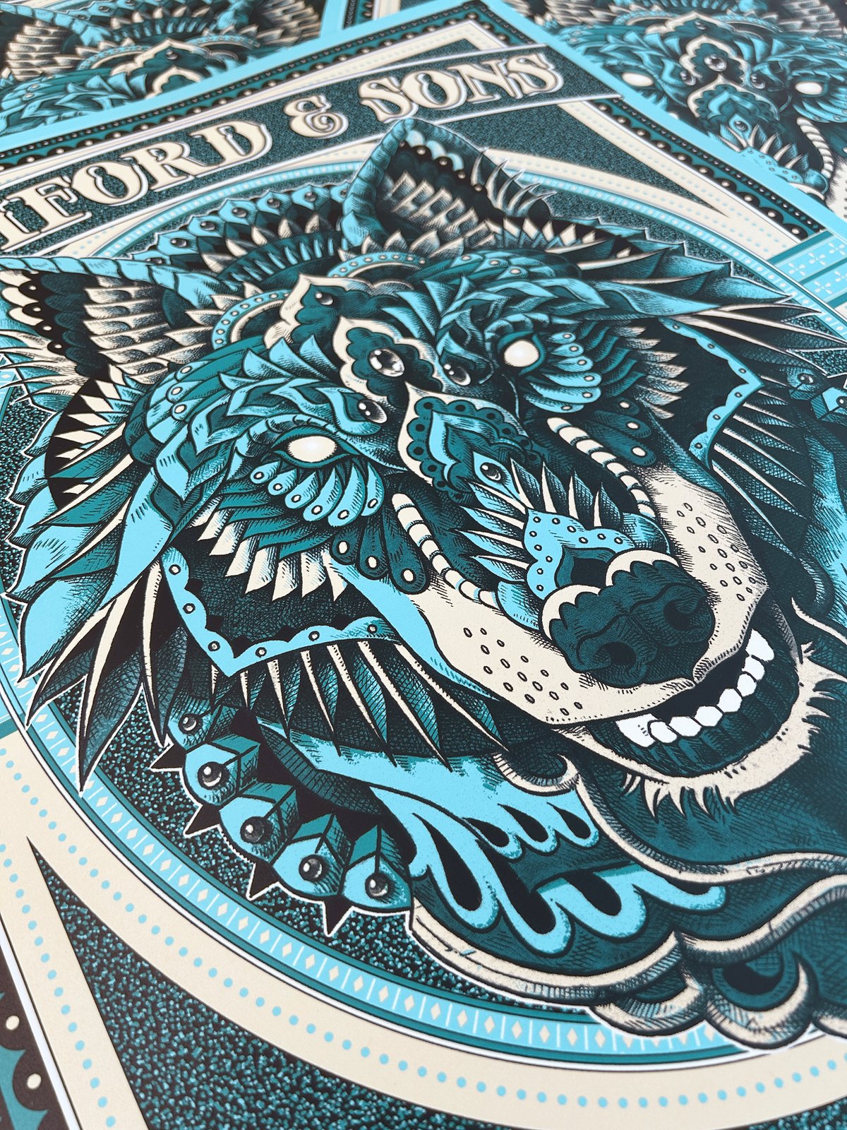 F4D Studios — Mumford & Sons Los Angeles Posters