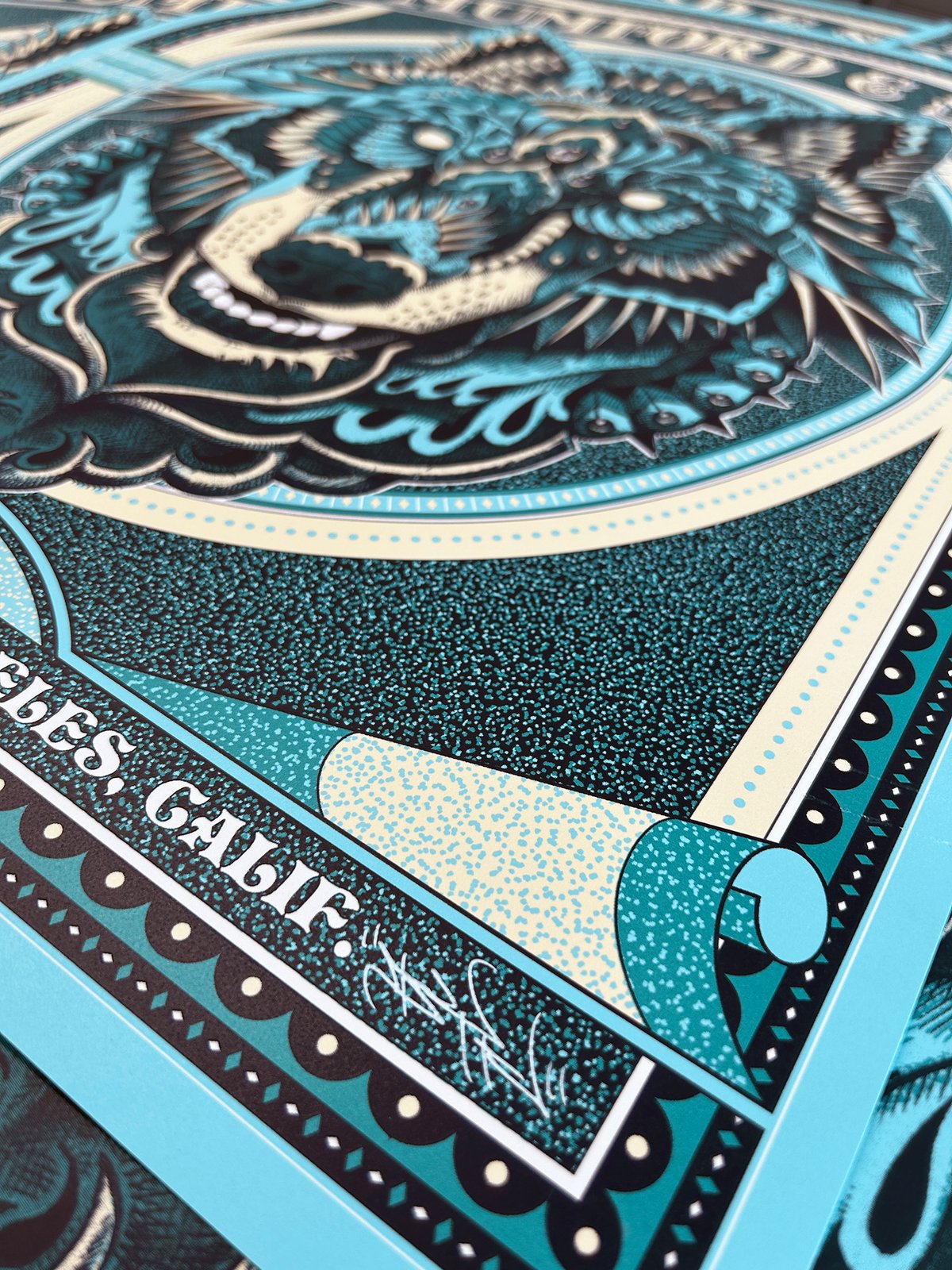 F4D Studios — Mumford & Sons Los Angeles Posters