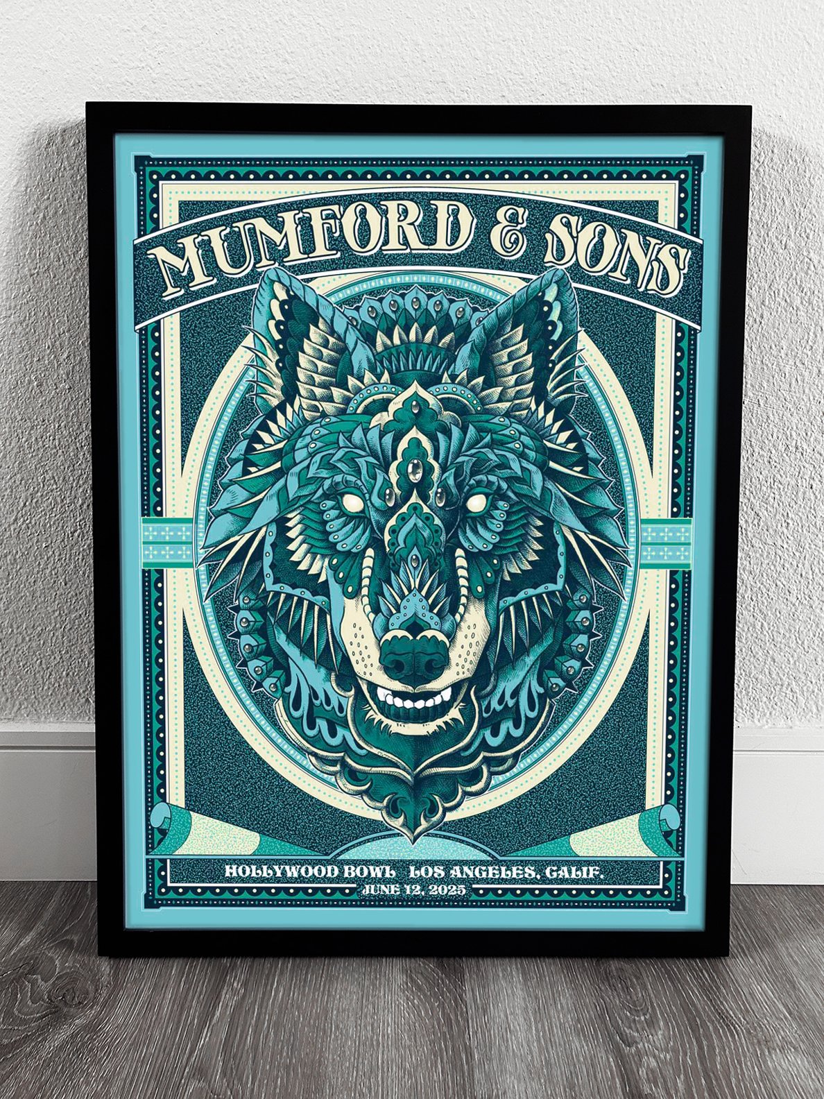 F4D Studios — Mumford & Sons Los Angeles Posters