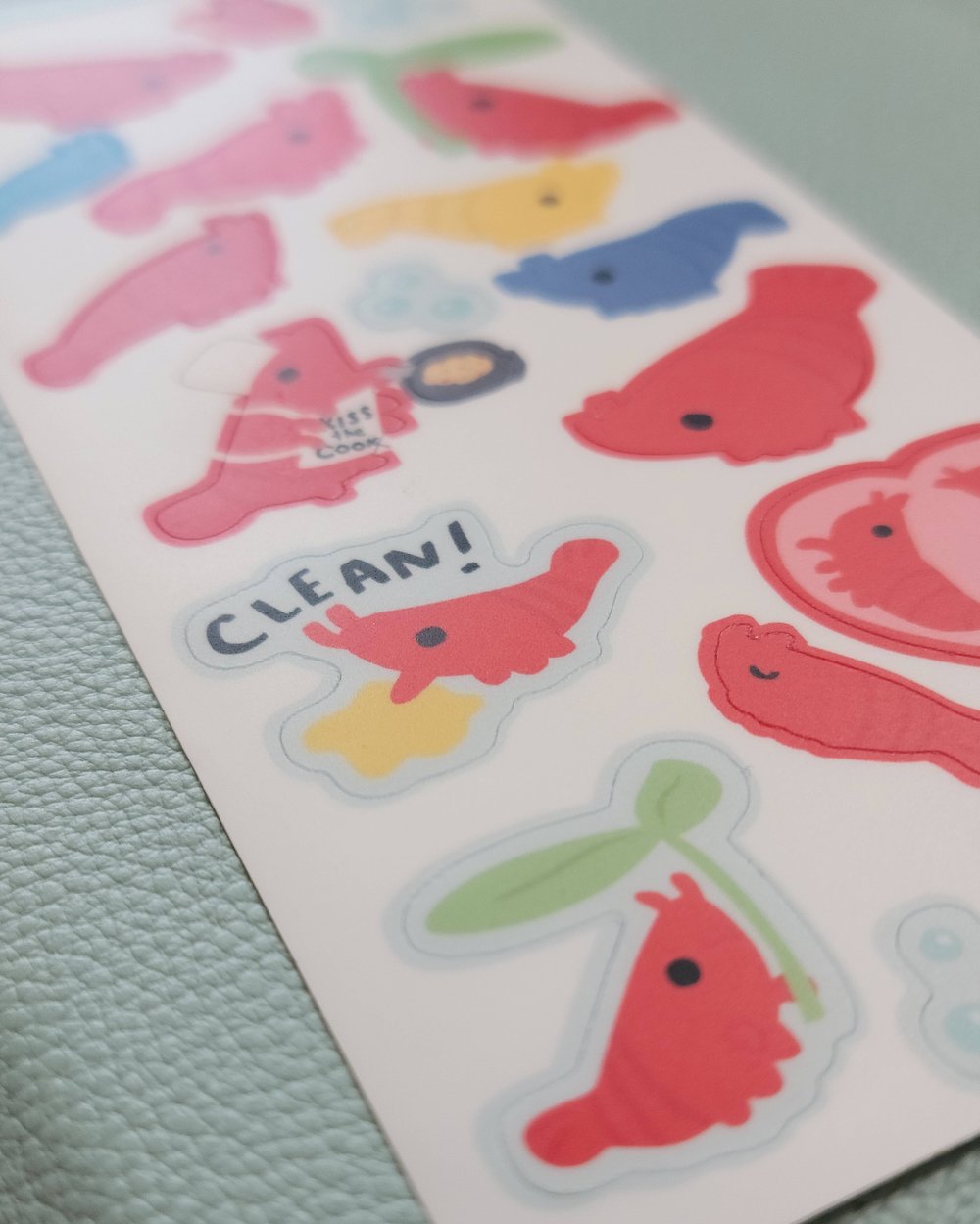 Image of Shrimp Sticker Sheet