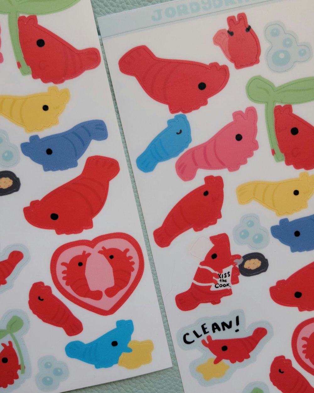 Image of Shrimp Sticker Sheet