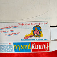 Image 5 of Funny Paste Clown Toothpaste Product Package  Punch out Mask (1960s)