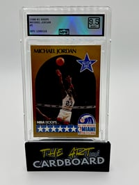 1990-91 Hoops Michael Jordan All Star #5 Grade 9.5