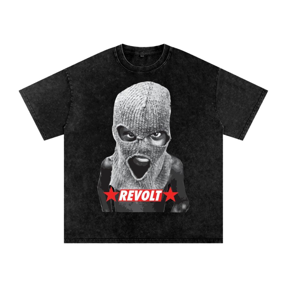 Image of Young Revolutionary Black Acid Wash