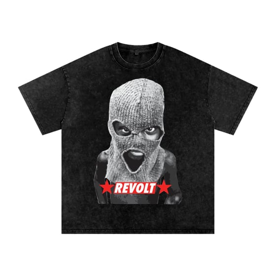 Image of Young Revolutionary Black Acid Wash
