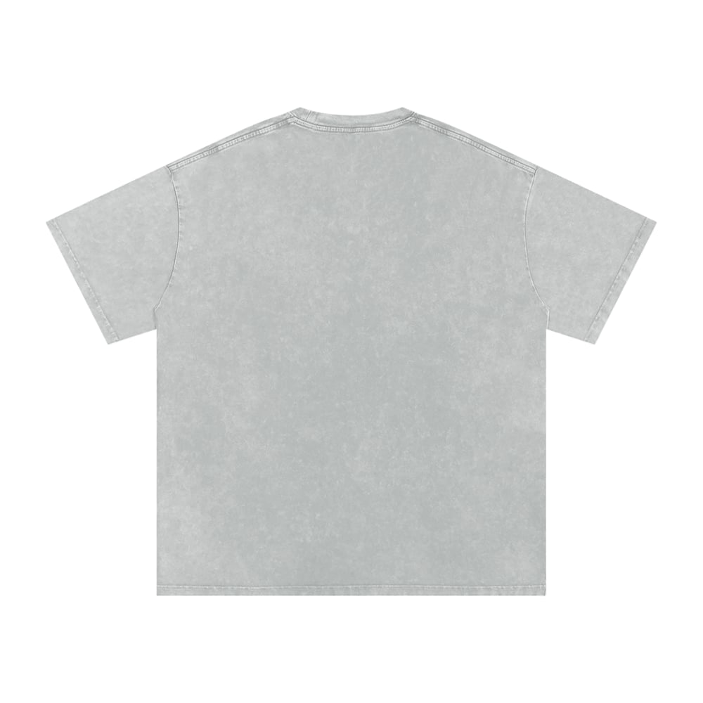 Image of Young Revolutionary Light Grey Acid Wash