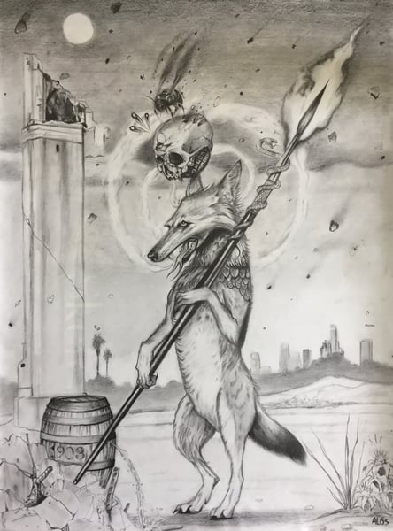Image of Poisoned Coyote