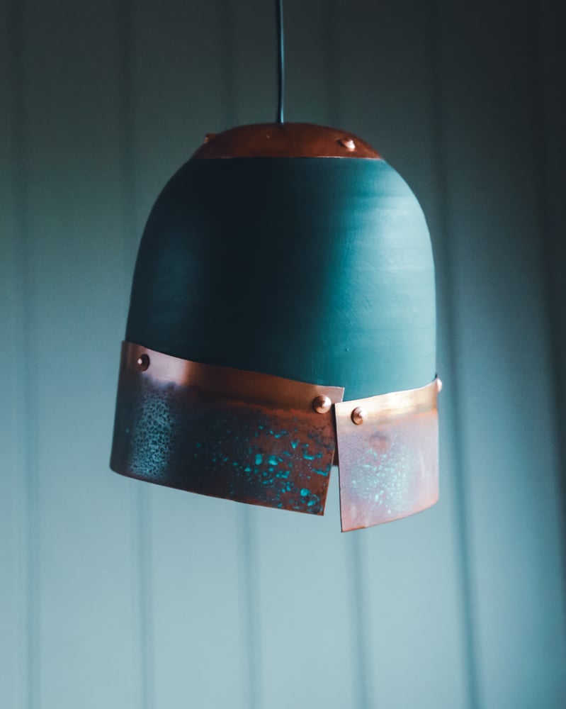 Image of Lughvos – Copper-Wrapped Pendant Shade