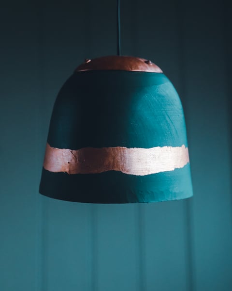 Image of Lughvos Leaf – Copperleaf Pendant Shade