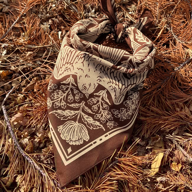 Espresso - Barn Swallow Bandana