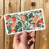 Strawberries & Mice Transparent Sticker