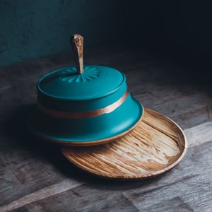Image of Bosahan Copperleaf Butter Dish