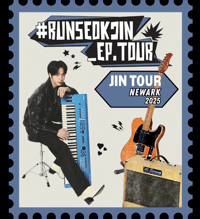 Image 4 of Bangtan Jin Tour Stickers | RunSeokjin Ep_Tour  Waterproof Vinyl Sticker Paper  | Concert Freebies