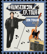 Image 8 of Bangtan Jin Tour Stickers | RunSeokjin Ep_Tour  Waterproof Vinyl Sticker Paper  | Concert Freebies